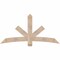Ekena Millwork Alberta Smooth Timber Gable Bracket, Douglas Fir, 72"W x 36"H x 1 1/2"D x 5 1/2"F, 12/12 Pitch GBW072X36X0206ALB00SDF - alternate 1